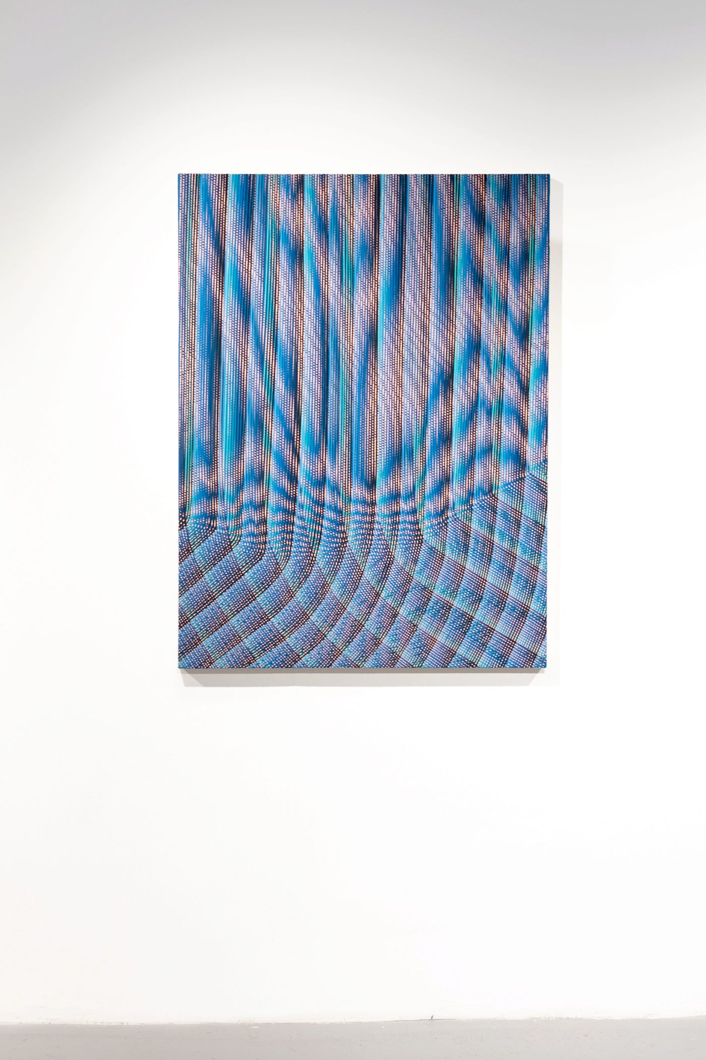 Breath Play, 2021. Flashe vinyl acrylic on canvas; 36 x 1.75 x 48 in. Photo: Meghan Olson.