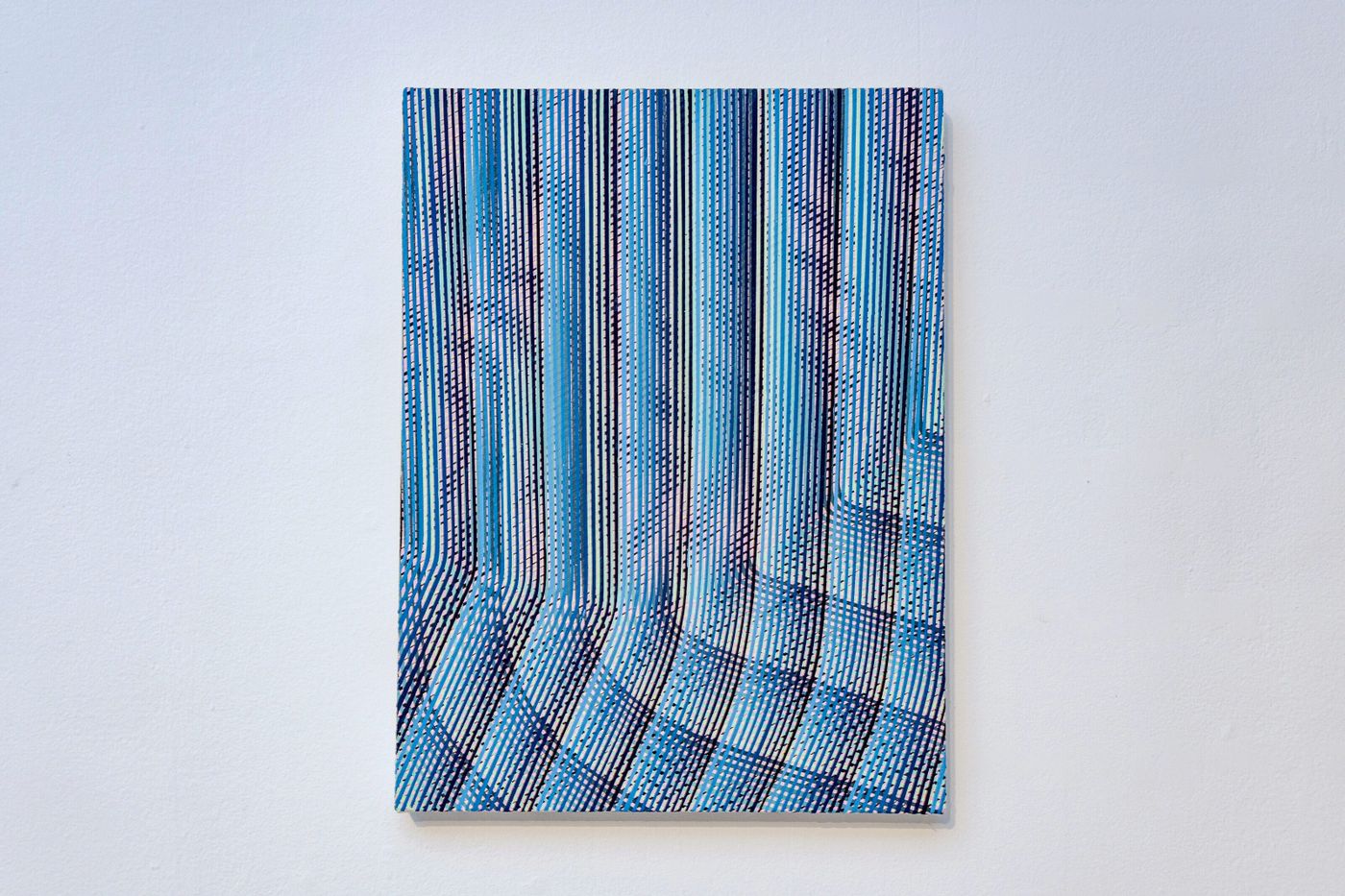 Faith Crater, 2021. Flashe vinyl acrylic on canvas; 18 x 1.75 x 24 in. Photo: Meghan Olson.