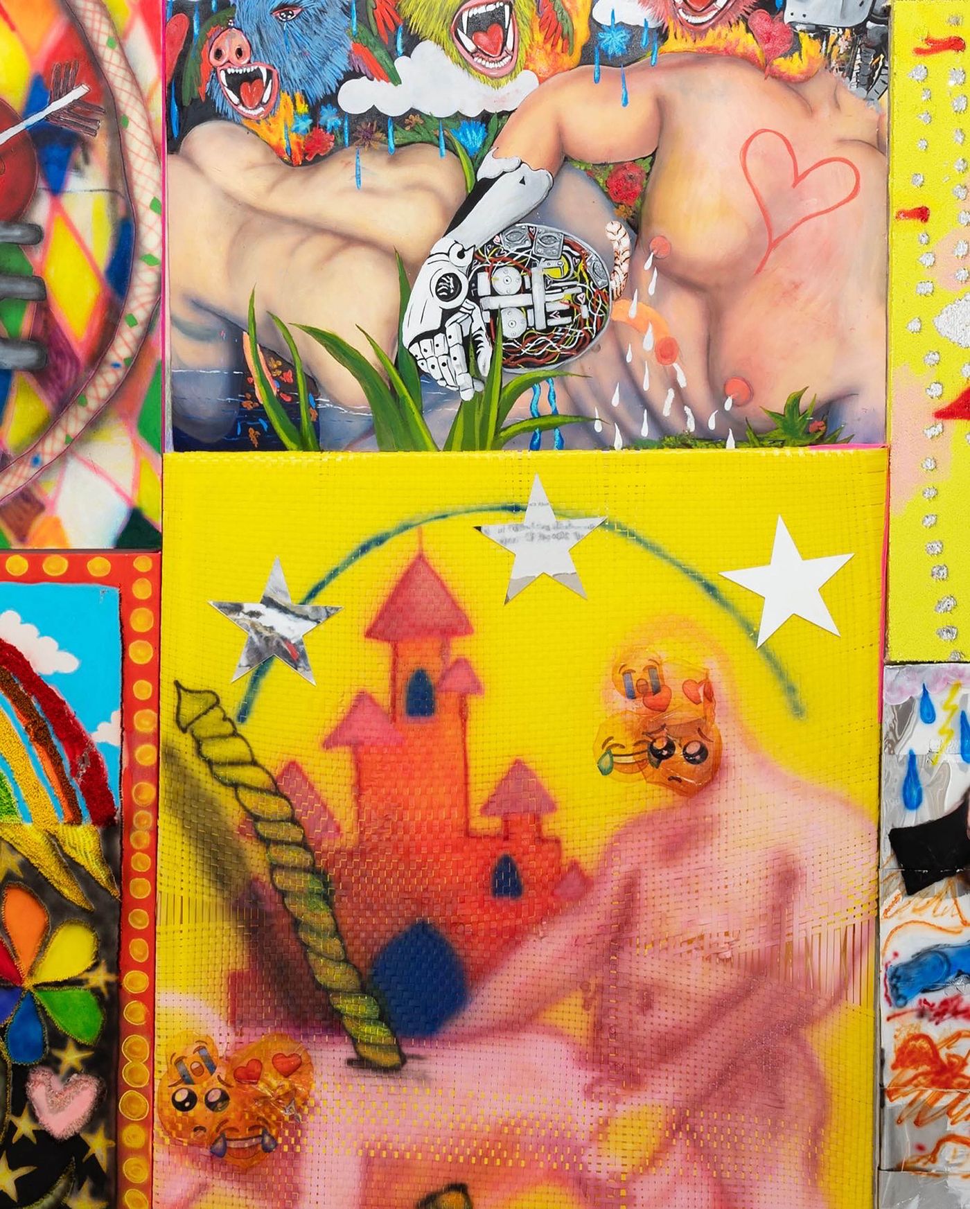 Amora Obscura/Memoria Castrum/Amor Fati, 2020-2022, detail. Photo: Allison Minto.