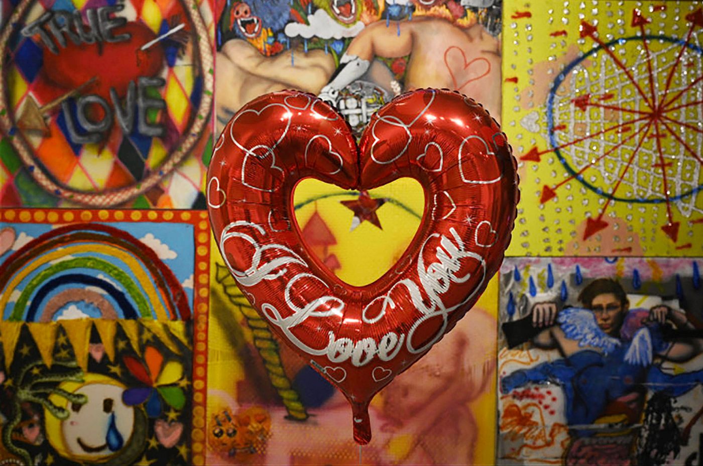 Amora Obscura/Memoria Castrum/Amor Fati, 2020-2022, detail. Photo: Allison Minto.