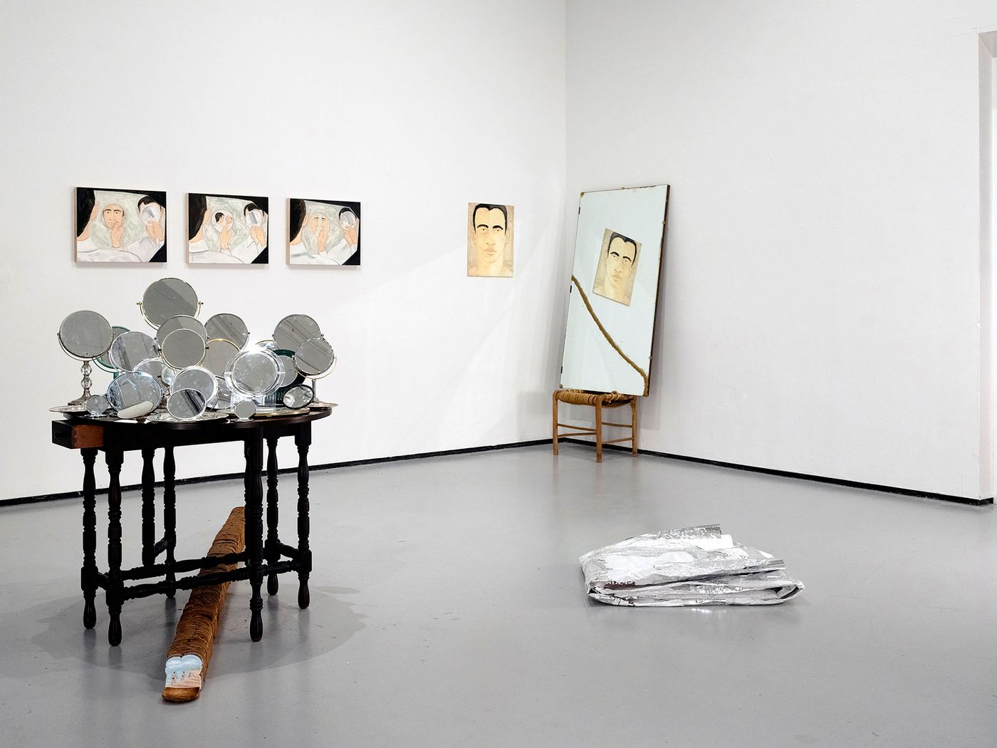 Installation view at Yale School of Art, 2022. Photo: Miraj Patel.