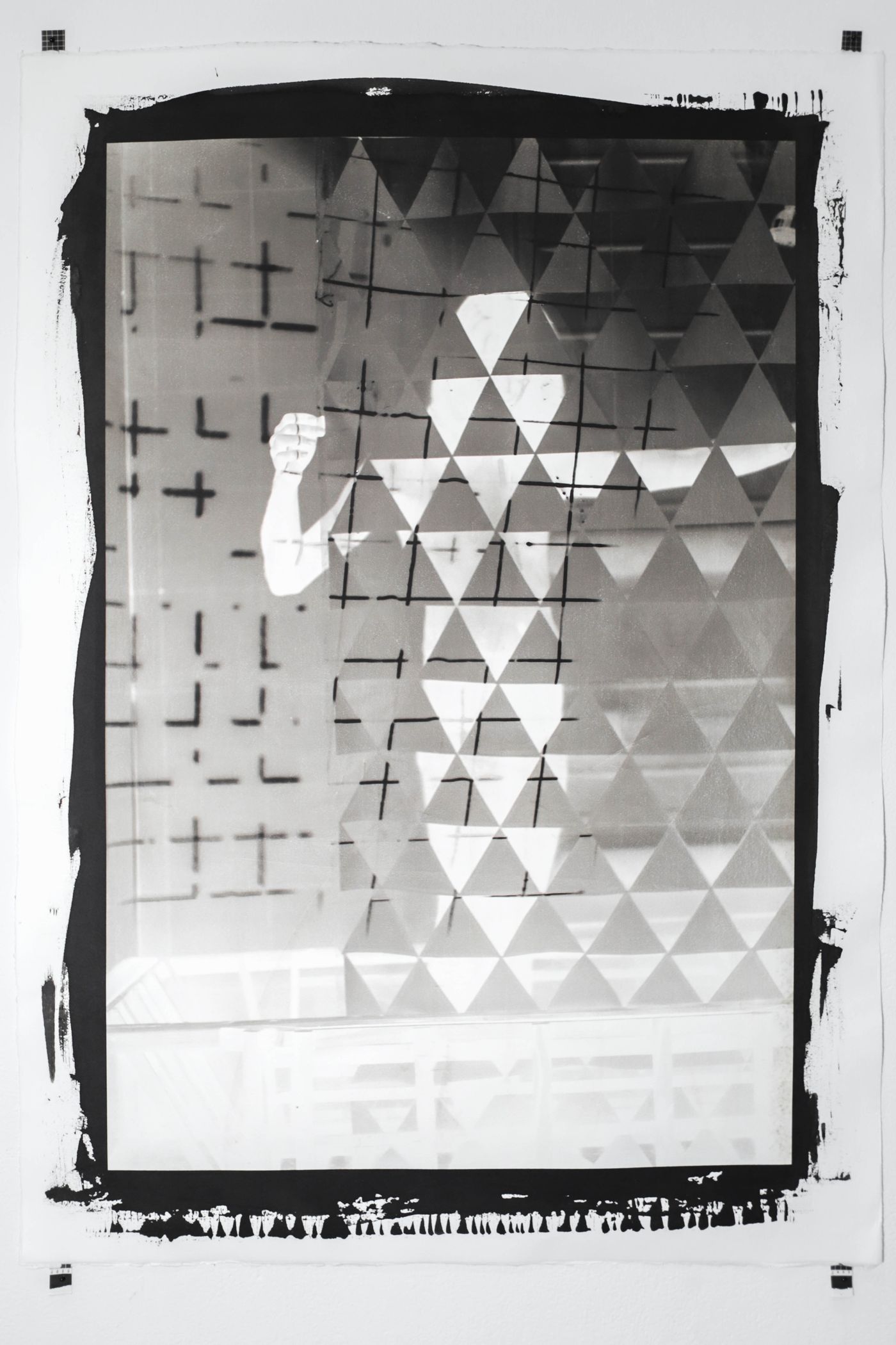 Projection III, 2022. Palladium toned Kallitype; 29.5 x 41 in. Photo courtesy the artist.